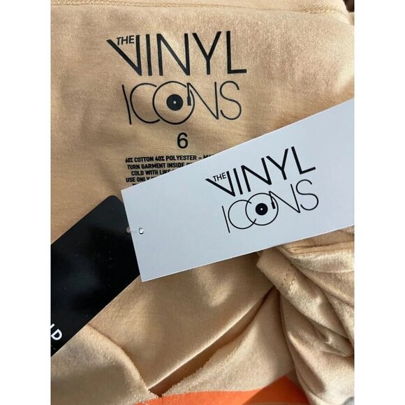 Vinyl Icons +6 Tawny Split Neck Snoopy Forest Hiking Graphic Short Sleeve Tee - Picture 6 of 6